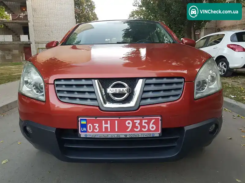 Nissan Qashqai 2008, фото з оголошення 2 з 20, VIN SJNFAAJ10U1141886