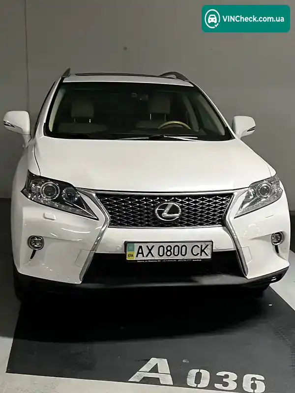 Lexus RX 2010, фото з оголошення 1 з 15, VIN 2T2BK1BA8AC029618