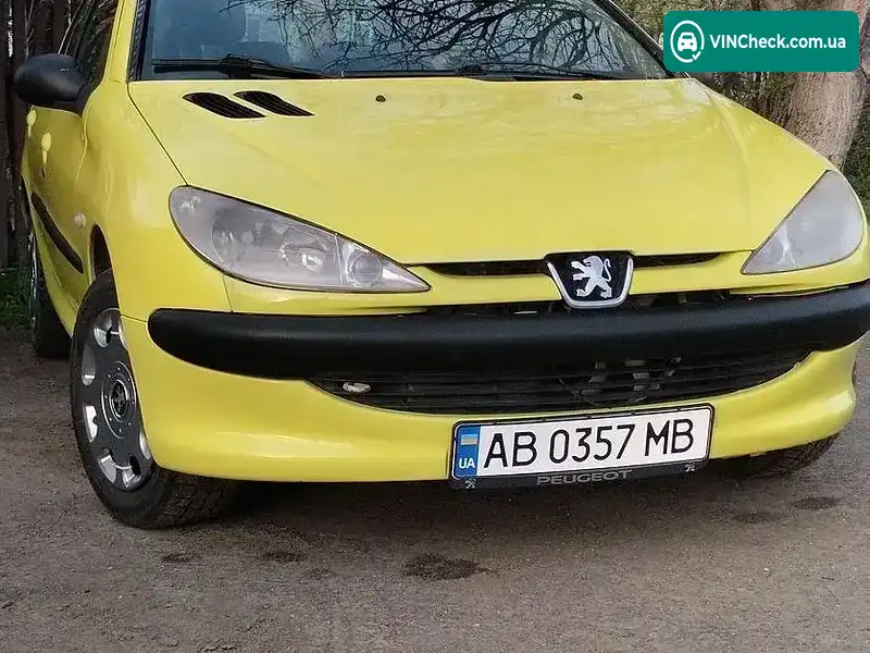Peugeot 206 2003, фото з оголошення 1 з 6, VIN VF32AHFXF43526753