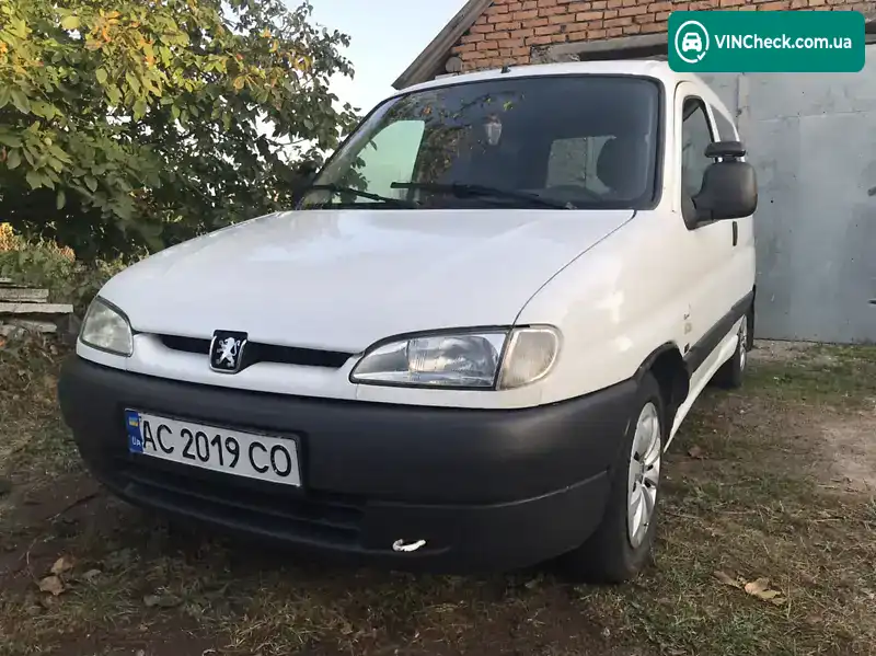 Peugeot Partner 2002, фото з оголошення 1 з 16, VIN VF35CRHYF60486399