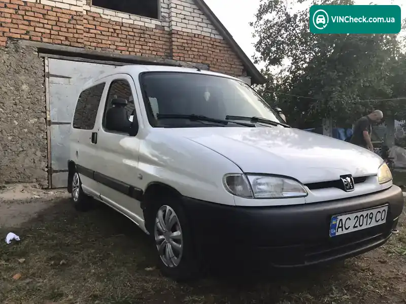 Peugeot Partner 2002, фото з оголошення 2 з 16, VIN VF35CRHYF60486399