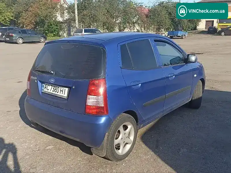 Kia Picanto 2005, фото з оголошення 2 з 17, VIN KNEBA24325T128088
