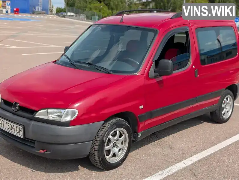Peugeot Partner 2001, фото з оголошення 2 з 17, VIN VF35CKFWF60410755