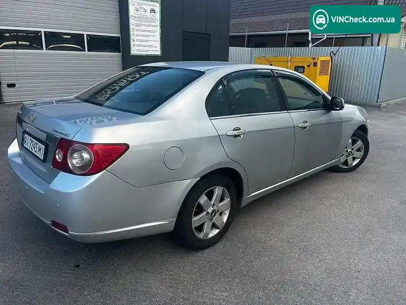 Chevrolet Epica 2007, фото з оголошення 2 з 10, VIN Y6DLF69KE7B062443
