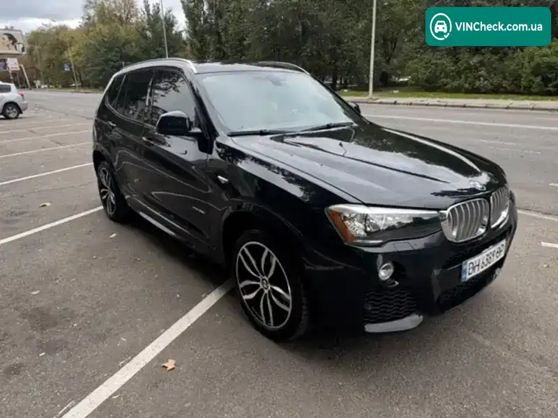 BMW X3 2014, фото з оголошення 2 з 13, VIN 5UXWX9C51F0D57635