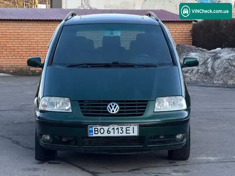 Volkswagen Sharan 2000, фото з оголошення 1 з 21, VIN WVWZZZ7MZ1V027777