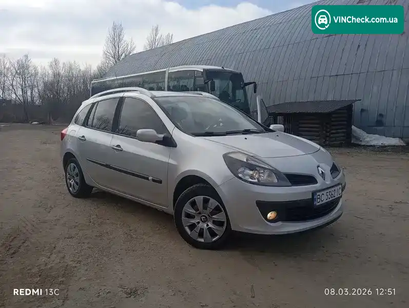 Renault Clio 2008, фото з оголошення 2 з 8, VIN VF1KR1P0H39601429