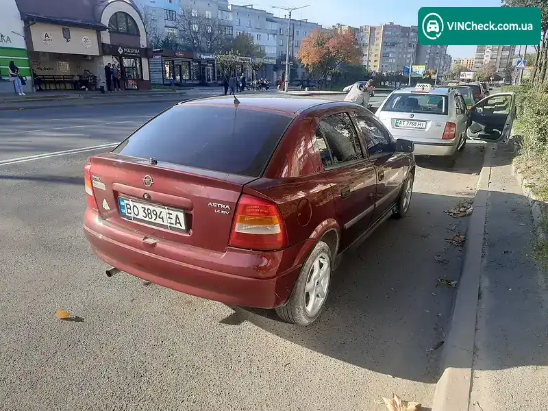 Opel Astra 1999, фото з оголошення 2 з 12, VIN W0L0TGF48X5251322