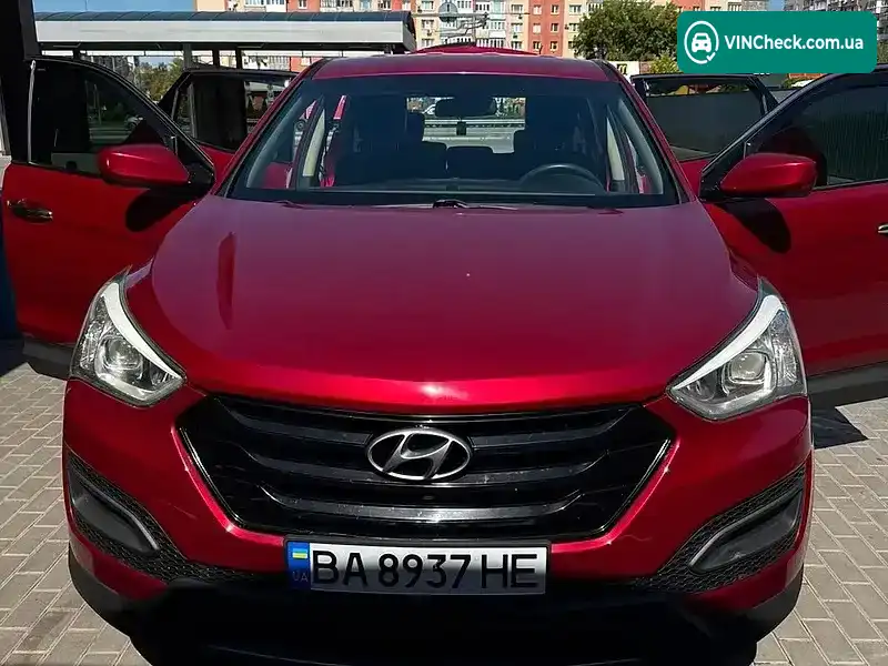 Hyundai Santa FE 2015, фото з оголошення 1 з 9, VIN 5XYZTDLB1GG358201