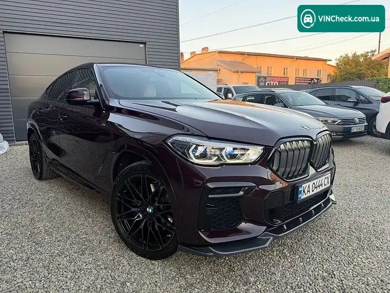BMW X6 2021, фото з оголошення 1 з 20, VIN WBAGT210209J89890