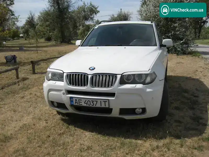 BMW X3 2007, фото з оголошення 1 з 14, VIN WBAPC91040WD88145