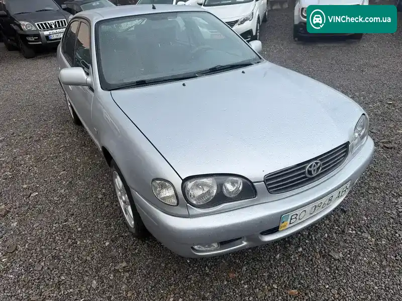 Toyota Corolla 2000, фото з оголошення 2 з 6, VIN SB164ZEB10E021872