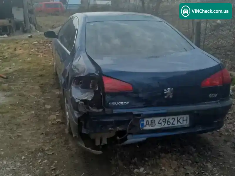 Peugeot 607 2002, фото з оголошення 1 з 7, VIN VF39D3FZB92066104
