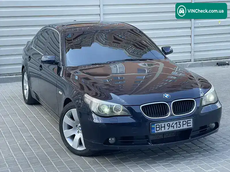 BMW 5 Series 2003, фото з оголошення 1 з 20, VIN WBANC71040B631386