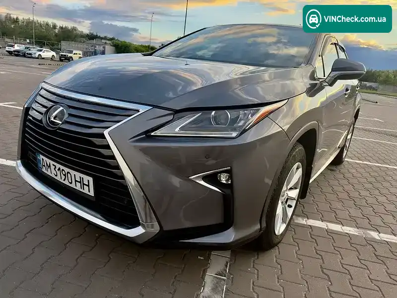Lexus RX 2017, фото з оголошення 1 з 20, VIN 2T2BZMCA1HC116976