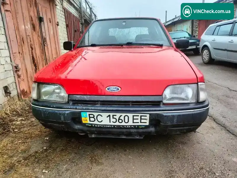 Ford Escort 1988, фото з оголошення 1 з 11, VIN WF0AXXGCAAJR89830