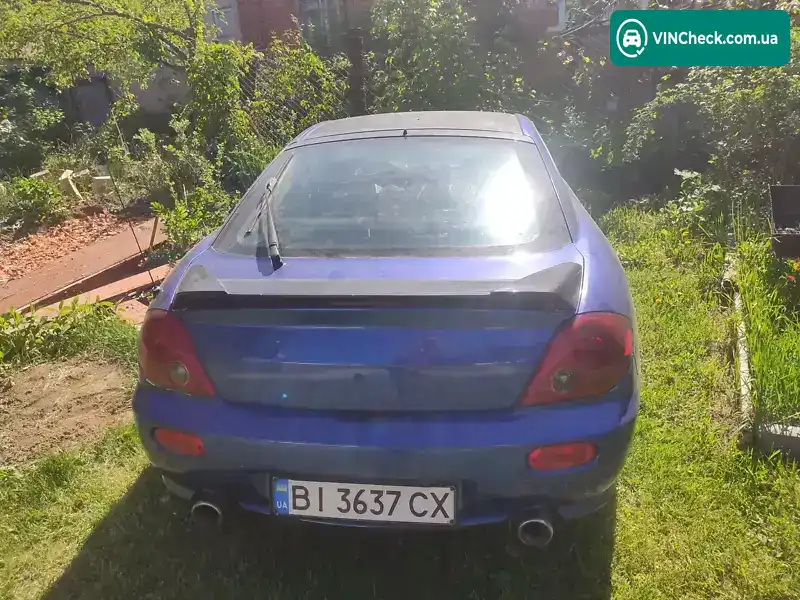 Hyundai Coupe 2002, фото з оголошення 1 з 9, VIN KMHHM61DP2U029149