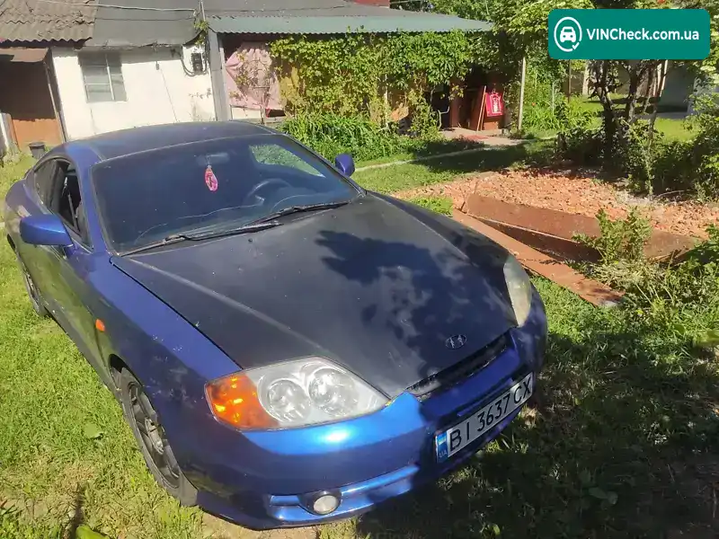 Hyundai Coupe 2002, фото з оголошення 2 з 9, VIN KMHHM61DP2U029149