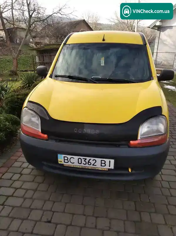 Renault Kangoo 2002, фото з оголошення 1 з 9, VIN VF1FC0NAF27199702
