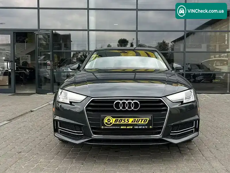 Audi A4 2017, фото з оголошення 2 з 20, VIN WAUKMAF44JN003045
