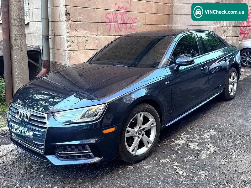 Audi A4 2018, фото з оголошення 2 з 15, VIN WAUKMAF48JA121767