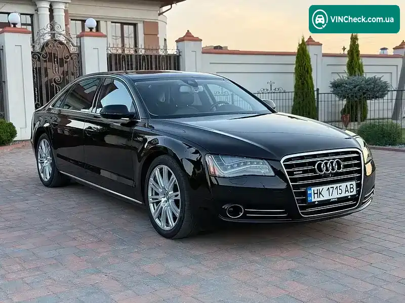 Audi A8 2013, фото з оголошення 2 з 20, VIN WAURMAFD4EN000750