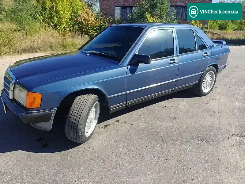 Mercedes-Benz 190 1989, фото з оголошення 1 з 20, VIN WDB2010241E527493