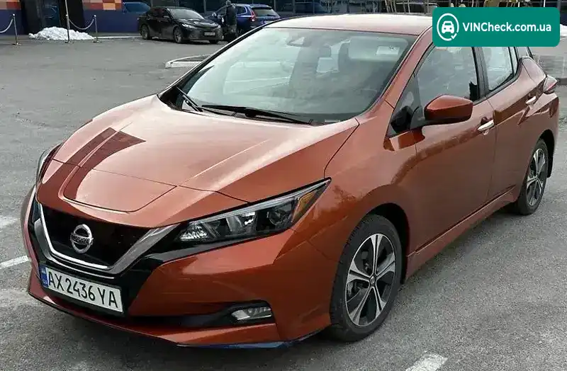 Nissan Leaf 2021, фото з оголошення 1 з 14, VIN 1N4BZ1CV3MC555451