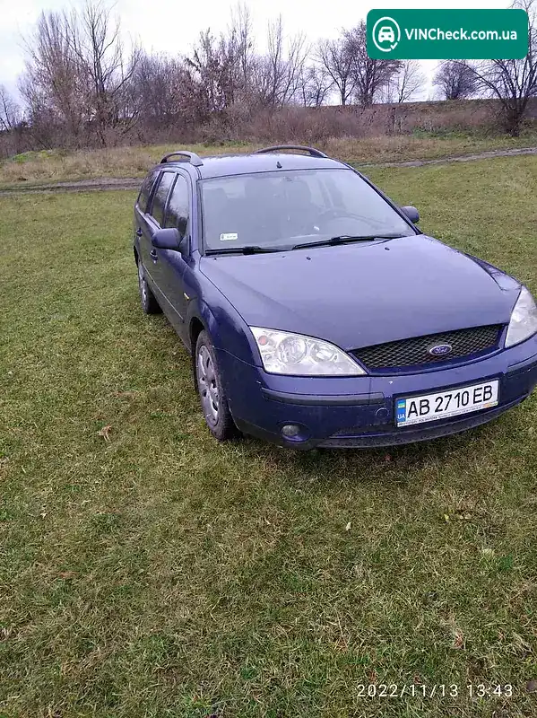 Ford Mondeo 2002, фото з оголошення 1 з 8, VIN WF0WXXGBBW2U57869