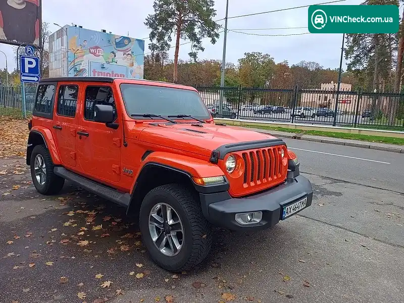 Jeep Wrangler 2018, фото з оголошення 2 з 20, VIN 1C4HJXEN7JW236298