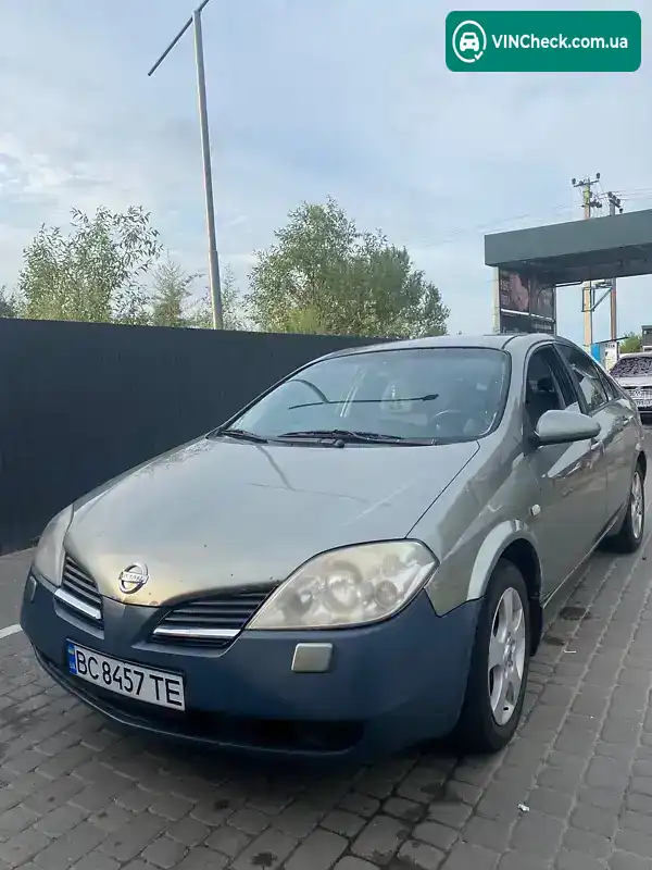 Nissan Primera 2006, фото з оголошення 2 з 15, VIN SJNBBAP12U2282627