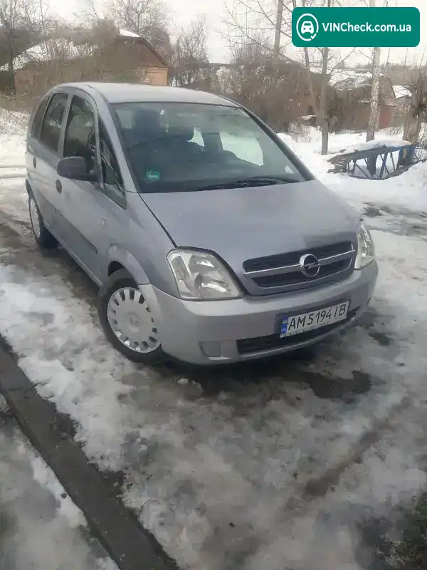Opel Meriva 2003, фото з оголошення 1 з 21, VIN W0L0XCE7544110601