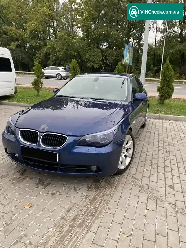 BMW 5 Series 2004, фото з оголошення 1 з 12, VIN WBANC71090B824231