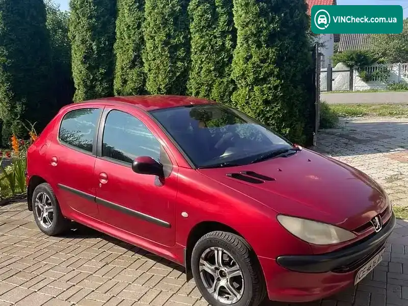 Peugeot 206 2002, фото з оголошення, VIN VF32AKFWF42787364
