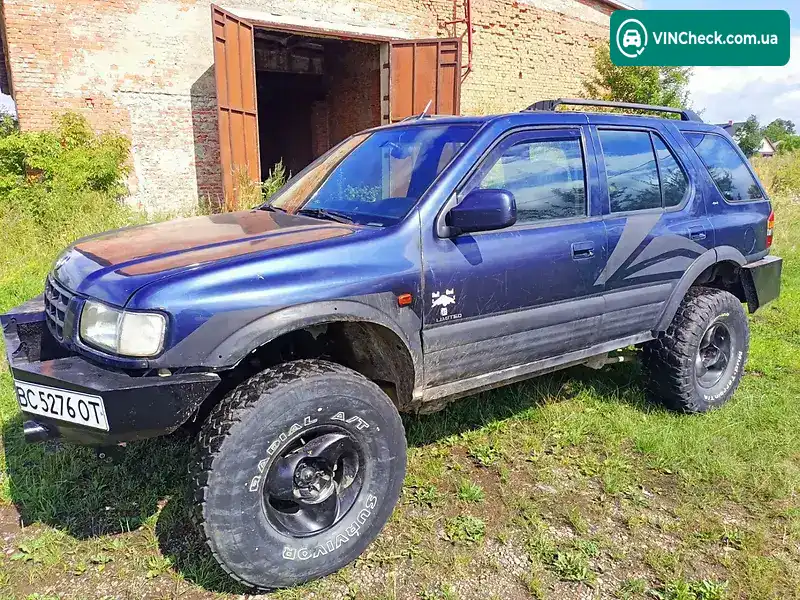 Opel Frontera 2001, фото з оголошення 1 з 8, VIN W0L06B1VFYV620458