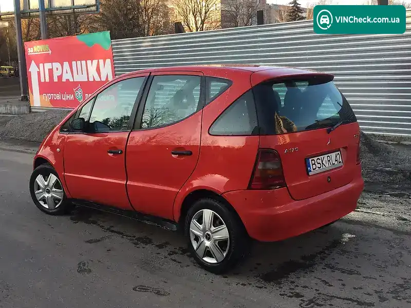 Mercedes-Benz A-Class 2001, фото з оголошення 1 з 13, VIN WDB1680011J121456