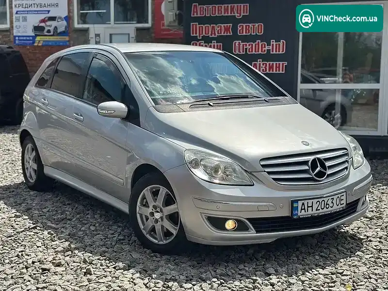 Mercedes-Benz B-Class 2007, фото з оголошення 1 з 18, VIN WDD2452081J323550