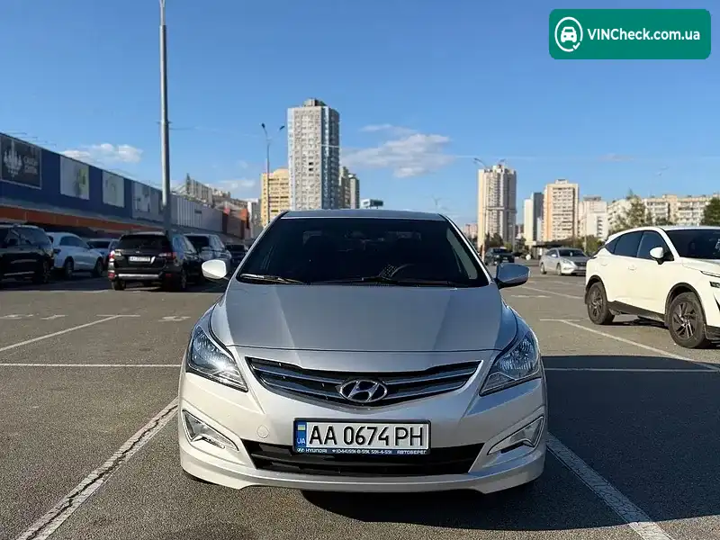Hyundai Accent 2016, фото з оголошення 1 з 9, VIN Z94CT41DBHR559207