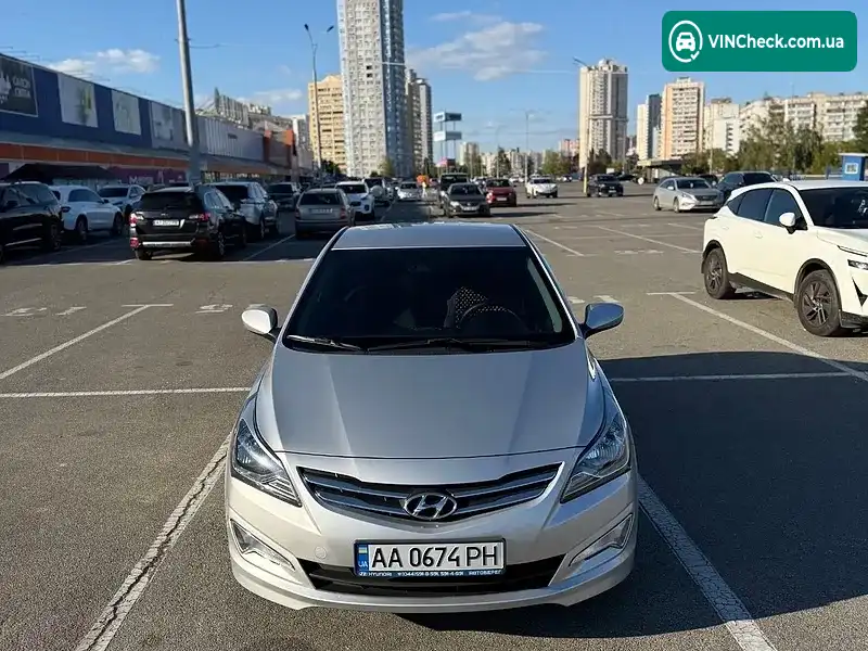Hyundai Accent 2016, фото з оголошення 2 з 9, VIN Z94CT41DBHR559207