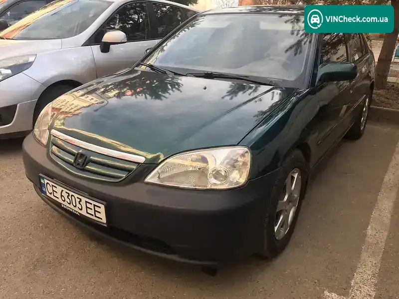 Honda Civic 2001, фото з оголошення 2 з 20, VIN 2HGES26791H600093