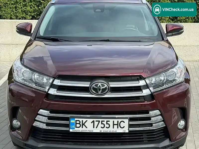 Toyota Highlander 2018, фото з оголошення 2 з 21, VIN 5TDJZRFH0JS879087