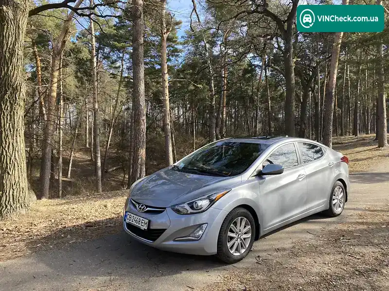 Hyundai Elantra 2014, фото з оголошення 2 з 8, VIN 5NPDH4AE1FH587932