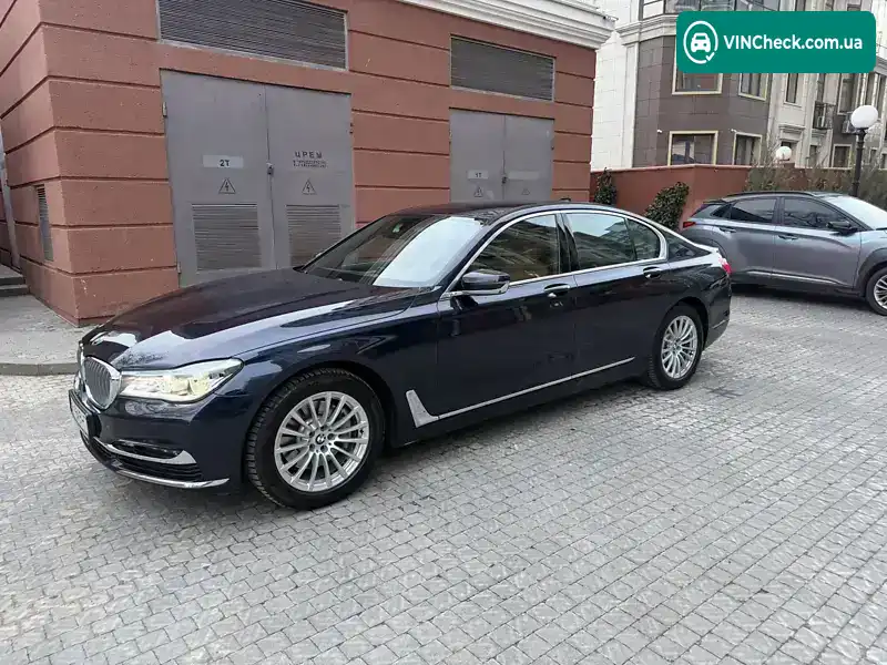 BMW 7 Series 2017, фото з оголошення 2 з 19, VIN WBA7C01050G493599