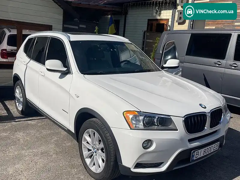 BMW X3 2012, фото з оголошення 1 з 20, VIN 5UXWX9C52D0A12255