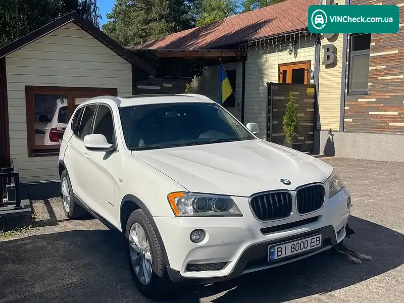 BMW X3 2012, фото з оголошення 2 з 20, VIN 5UXWX9C52D0A12255