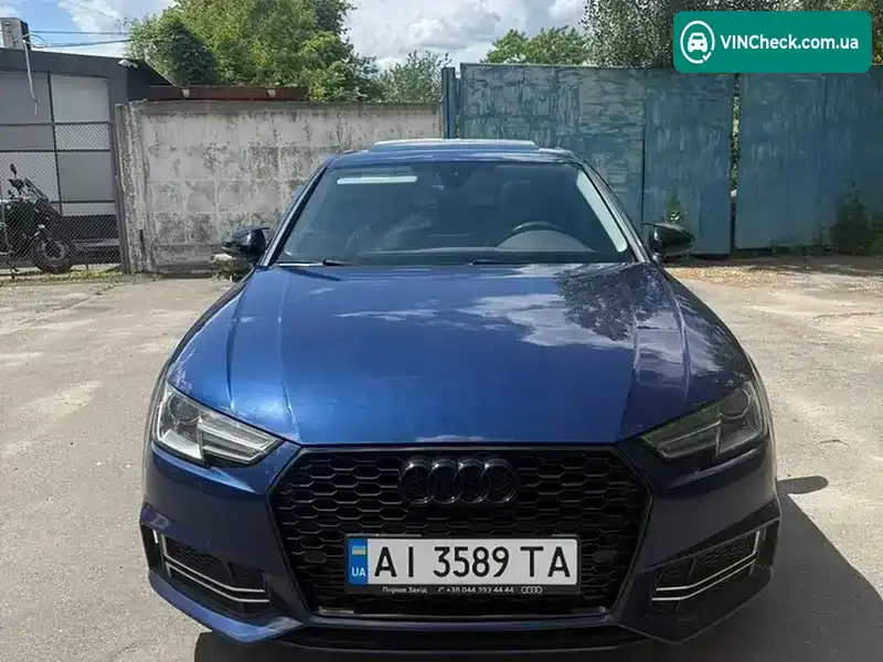 Audi A4 2018, фото з оголошення 2 з 20, VIN WAUKMAF47JA117919