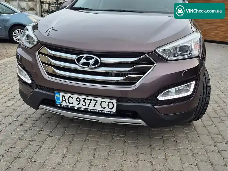 Hyundai Santa FE 2014, фото з оголошення 2 з 21, VIN KMHSU81XDFU405903
