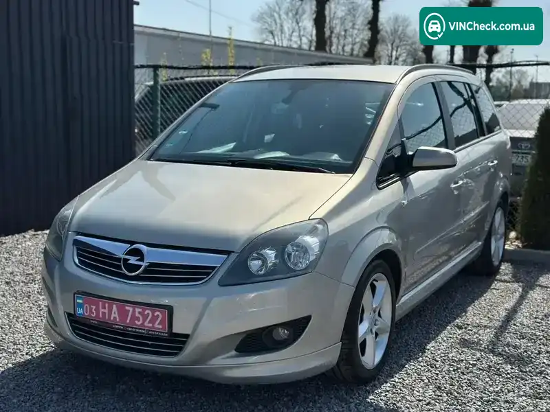 Opel Zafira 2008, фото з оголошення 1 з 21, VIN W0L0AHM758G131411