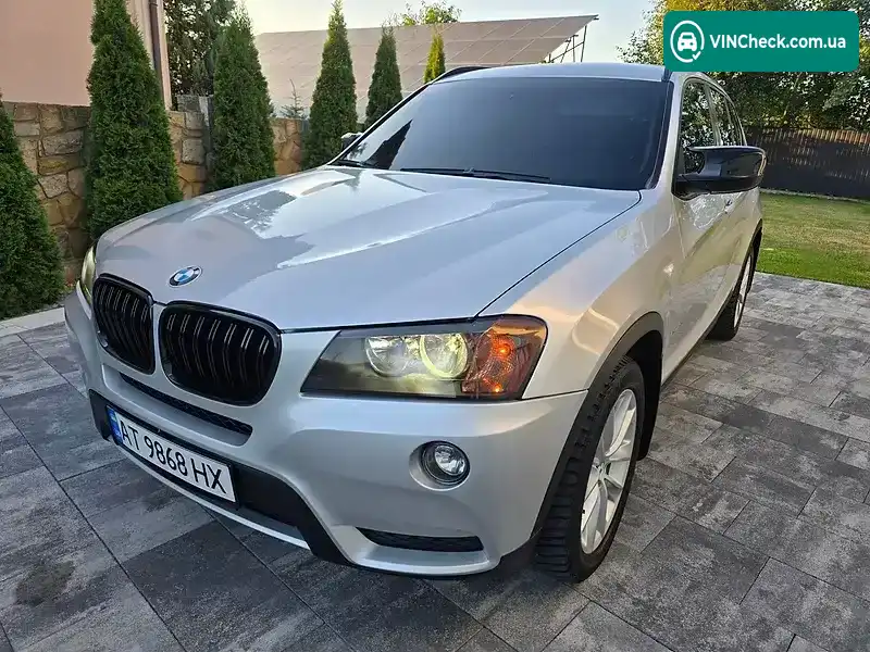 BMW X3 2012, фото з оголошення 2 з 20, VIN 5UXWX9C59D0A16318