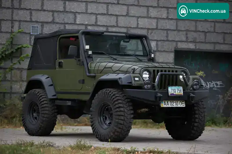 Jeep Wrangler 2000, фото з оголошення 1 з 21, VIN 1J4FAA9S7YP736531